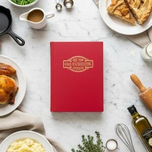 Vintage 1986 The NEW Good Housekeeping Cookbook - Red Hardcover Classic